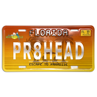 Embossed Aluminum Metal Standard License Plates | 5012-AT | AT-4C - Dixiline
