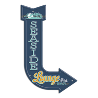 Embossed Aluminum Metal  J Arrow Sign | 5012-JAS | JAS-4C - Dixiline