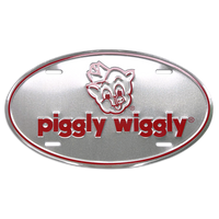 Embossed Aluminum Metal Oval License Plates | 5012-OV | OV-4C - Dixiline
