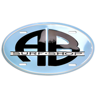 Embossed Aluminum Metal Oval License Plates | 5012-OV | OV-4C - Dixiline