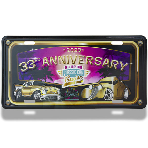 Embossed Aluminum Metal Standard License Plates | 5012-AT | AT-4C
