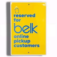 12" x 18" Embossed Aluminum Metal Signs | 5012-PS | PS-4C - Dixiline