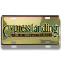 Embossed Aluminum Metal Deluxe License Plates | 5012-SSD | SSD-4C - Dixiline