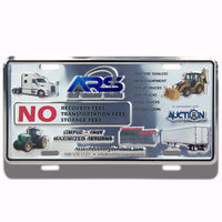Embossed Aluminum Metal Deluxe License Plates | 5012-SSD | SSD-4C - Dixiline