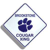 Embossed Aluminum Metal Small Xing Signs | 5012-SX | SX-4C - Dixiline