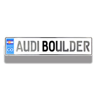 Embossed Aluminum European License Plates | 5012-EP | EP-4C - Dixiline