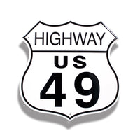 Embossed Aluminum Shield Signs | 5012-RI | RI-4C - Dixiline