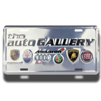 Embossed Aluminum Deluxe License Plates | 5012-SSD | SSD-4C - Dixiline