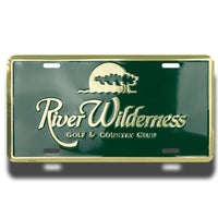 Embossed Aluminum Deluxe License Plates | 5012-SSD | SSD-4C - Dixiline
