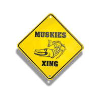 Embossed Aluminum Small Xing Signs | 5012-SX | SX-4C - Dixiline