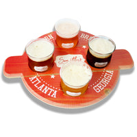 12" Circular Wood Flight Tray | WFTC - Dixiline
