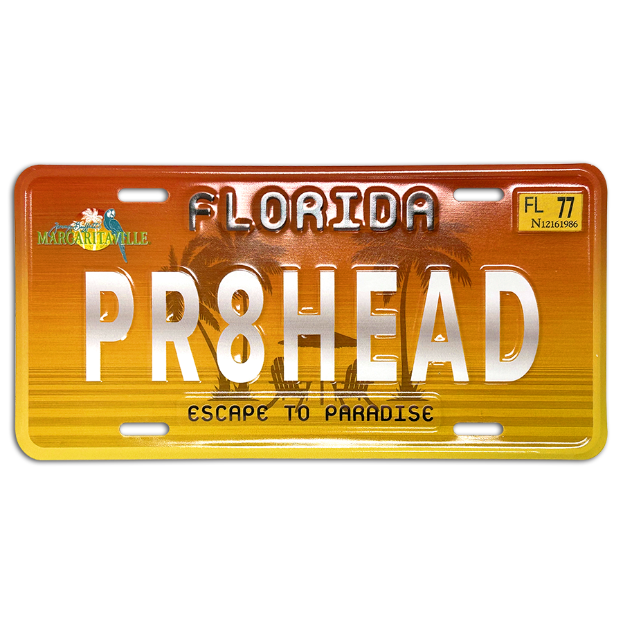 Embossed Aluminum Metal Standard License Plates | 5012-AT | AT-4C