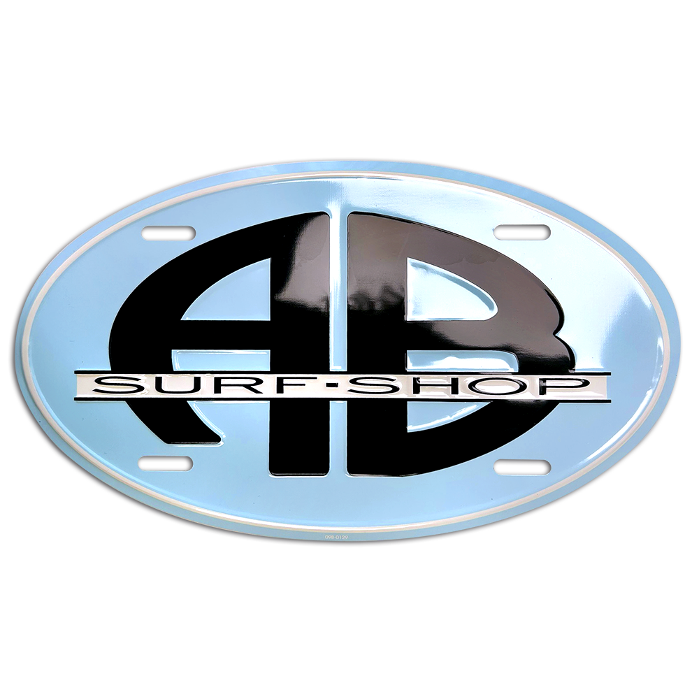 Embossed Aluminum Metal Oval License Plates | 5012-OV | OV-4C