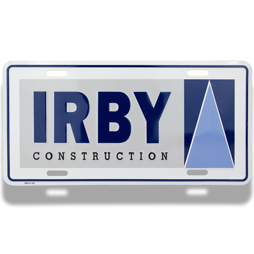 Embossed Aluminum Metal Standard License Plates | 5012-AT | AT-4C